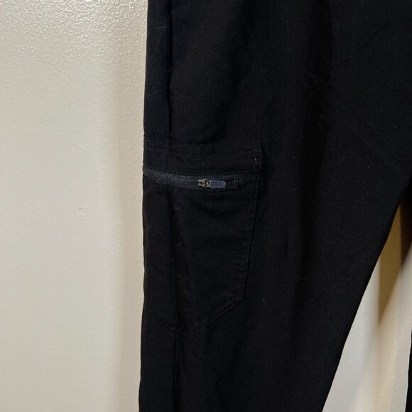 Figs Zamora Jogger Pants Womens Size Medium Tall Black Cargo Nurse Healthcare - Picture 6 of 13